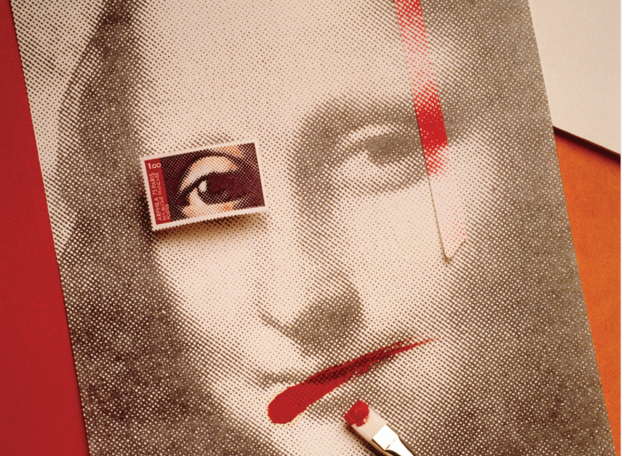 Illustration of modified Mona Lisa
