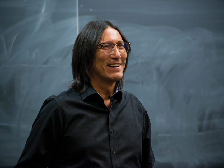 Richard Wagamese, author of Embers: One Ojibway’s Meditations. Copyright Queen’s University/Garrett Elliott Photography