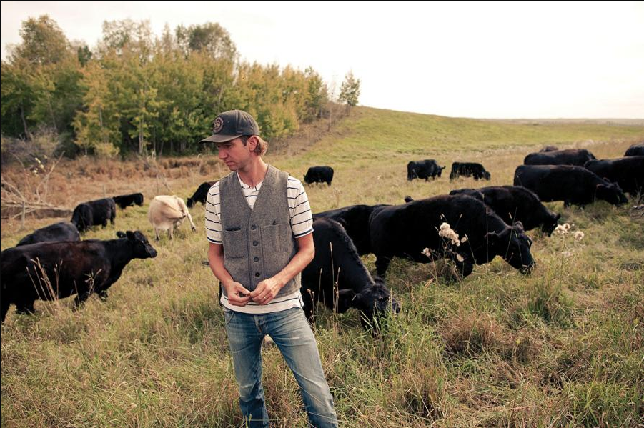 “Economically, we have seen our communities gutted and depopulated. Having a local food system is an antidote to that — and it’s ecological and economical," says Blake Hall of Red Deer, Alta. (Photo by Andrea Wiseman/Courtesy of Blake Hall)