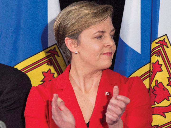 Kellie Leitch at the Conservative leadership debate in Halifax last February. Photo by Andrew Vaughan/The Canadian Press