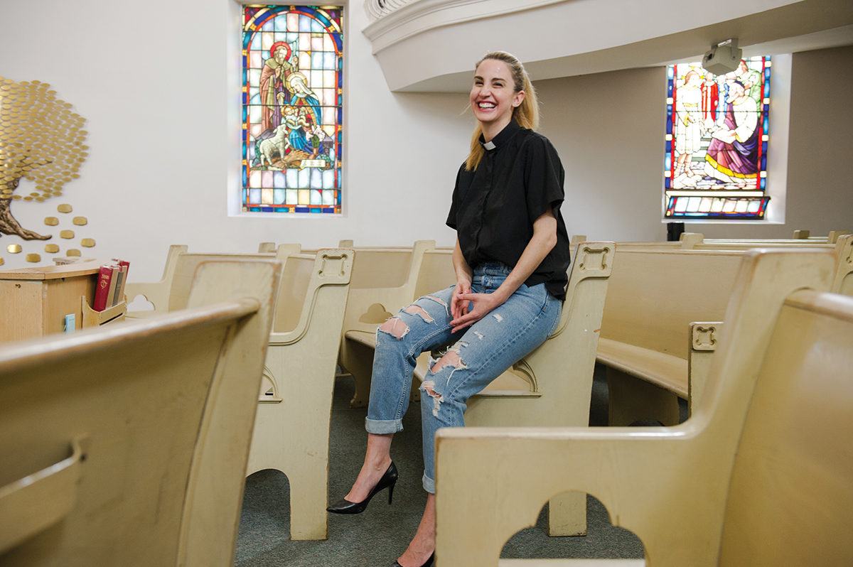 Katherine Selby, minister at St. Andrew’s United in Markham, Ont., is keen to welcome start-ups and social innovators into her church. (Photo by Galit Rodan)