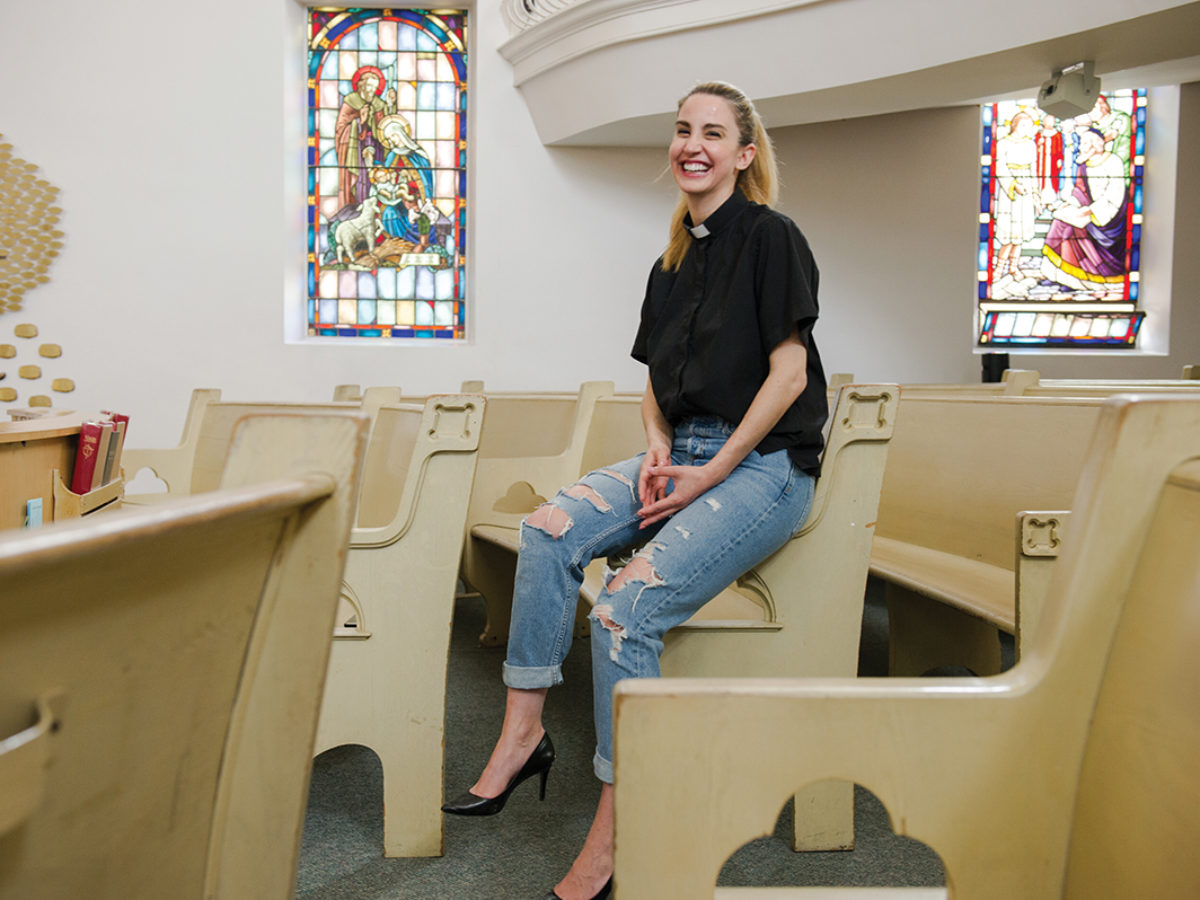 Katherine Selby, minister at St. Andrew’s United in Markham, Ont., is keen to welcome start-ups and social innovators into her church. (Photo by Galit Rodan)