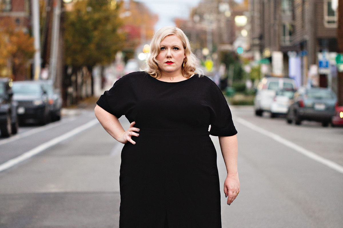 Lindy West, author of Shrill: Notes from a Loud Woman. Photo by Jenny Jimenez/photojj.com