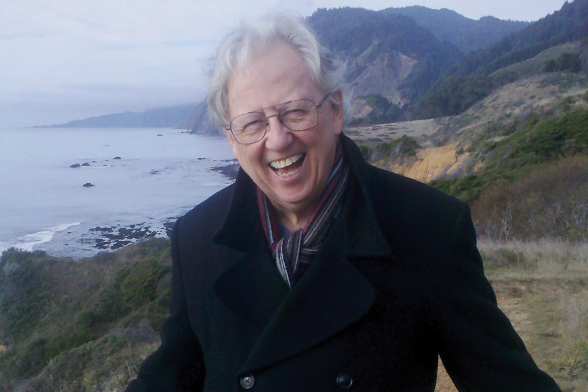 Donald Grayston on Cortes Island, B.C., in 2004. Photo courtesy of the Grayston family