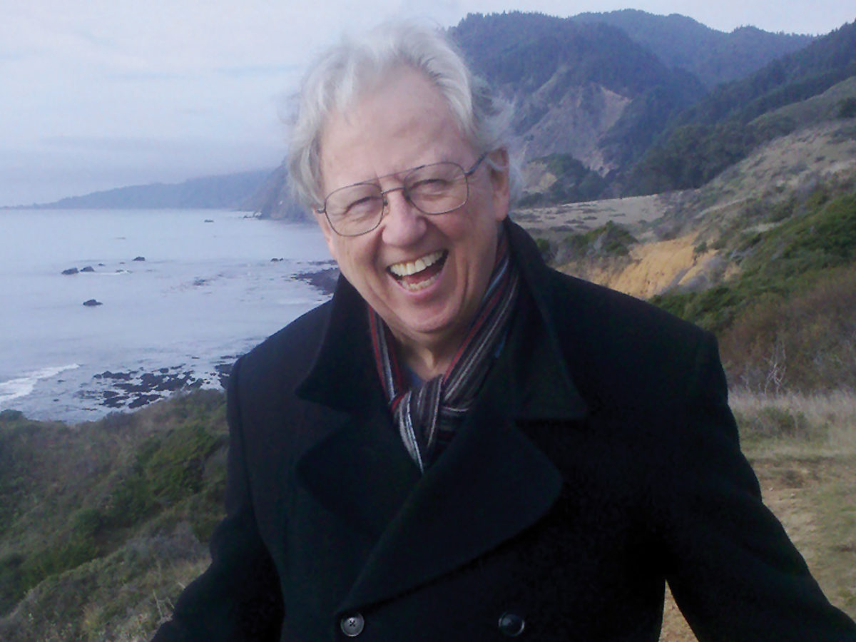 Donald Grayston on Cortes Island, B.C., in 2004. Photo courtesy of the Grayston family