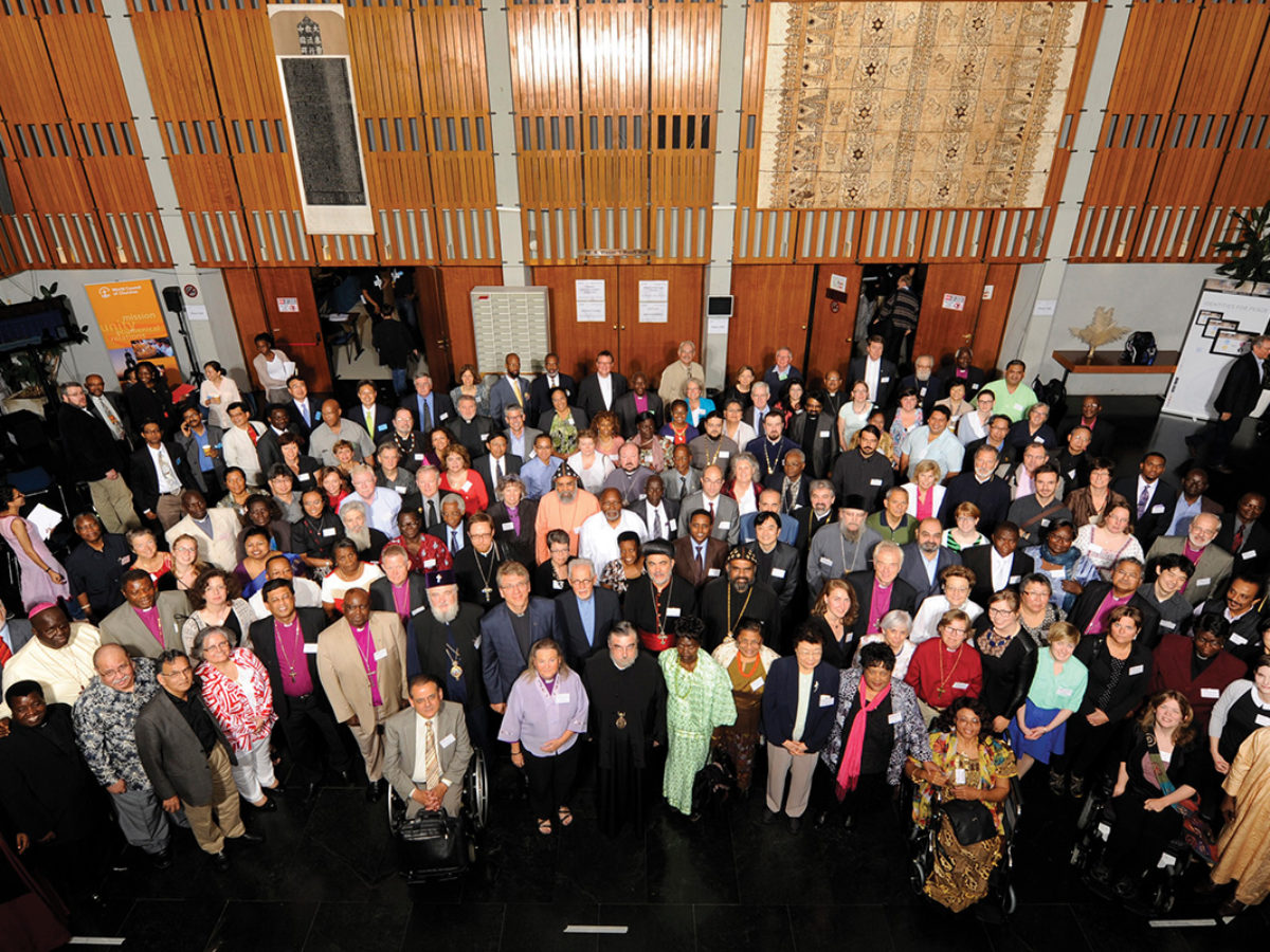 The World Council of Churches Central Committee meets at the Ecumenical Centre in Geneva in July 2014. Photo by Peter Williams, courtesy of the World Council of Churches