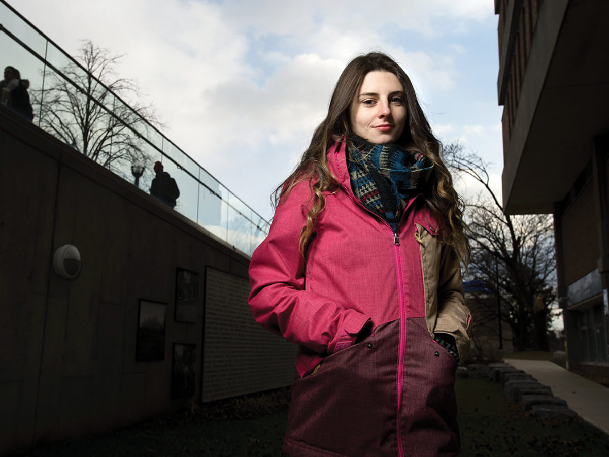 Teaching assistant Lindsay Shepherd in Waterloo, Ont. Photo by Mathew McCarthy/The Waterloo Region Record