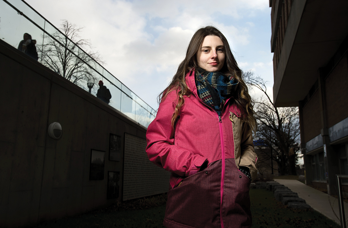 Teaching assistant Lindsay Shepherd in Waterloo, Ont. Photo by Mathew McCarthy/The Waterloo Region Record