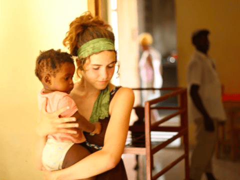 Canadian Morgan Wienberg of Little Footprints Big Steps in Haiti.