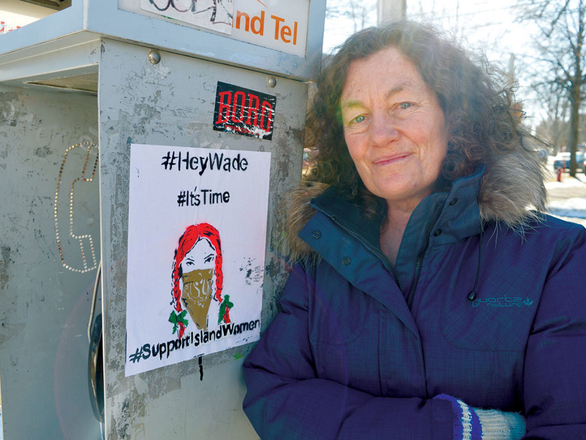 Ann Wheatley, co-chair of Abortion Access Now, the group that decided to test the legality of the province’s stand on abortion in court. Photo by David Stewart/The Guardian