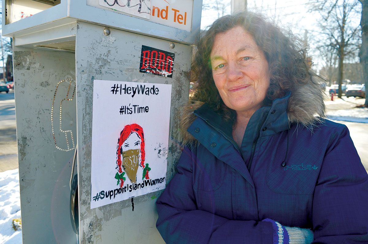 Ann Wheatley, co-chair of Abortion Access Now, the group that decided to test the legality of the province’s stand on abortion in court. Photo by David Stewart/The Guardian