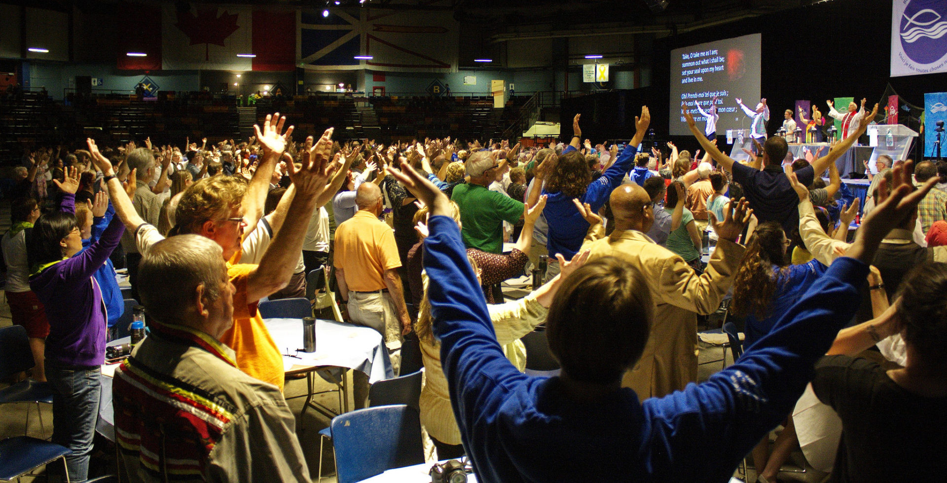 Crowd at General Council in 2015. United Church of Canada/Flickr/Creative Commons