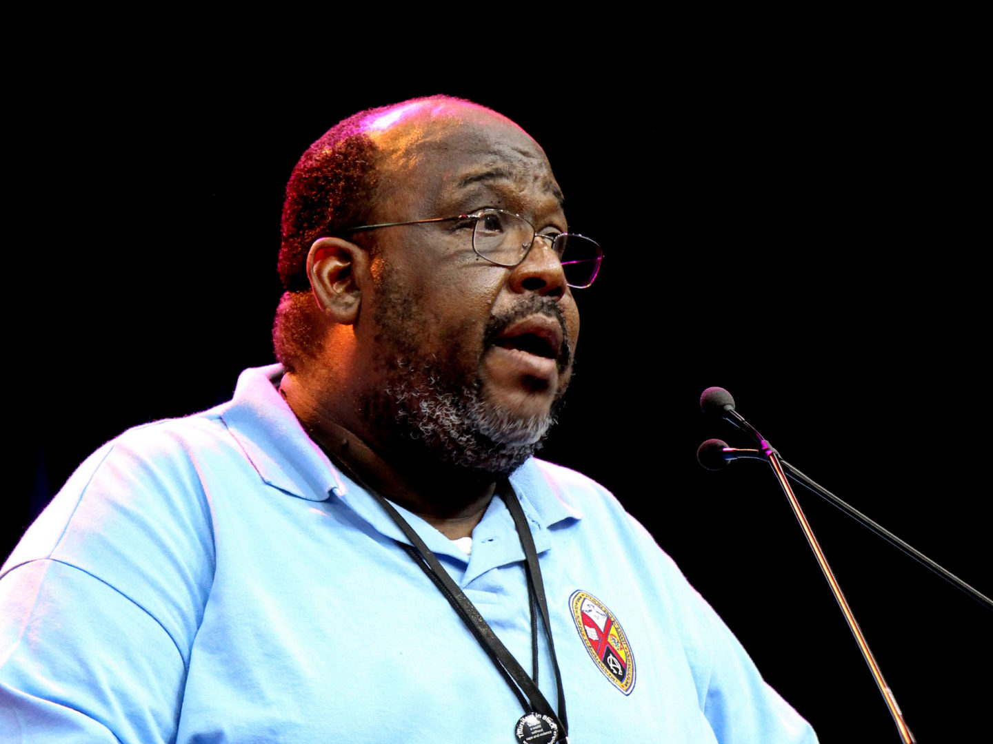 Rev. Paul Douglas Walfall speaks at General Council in Oshawa, Ont. on Friday, July 27, 2018. (Credit: United Church/Flickr/Creative Commons)