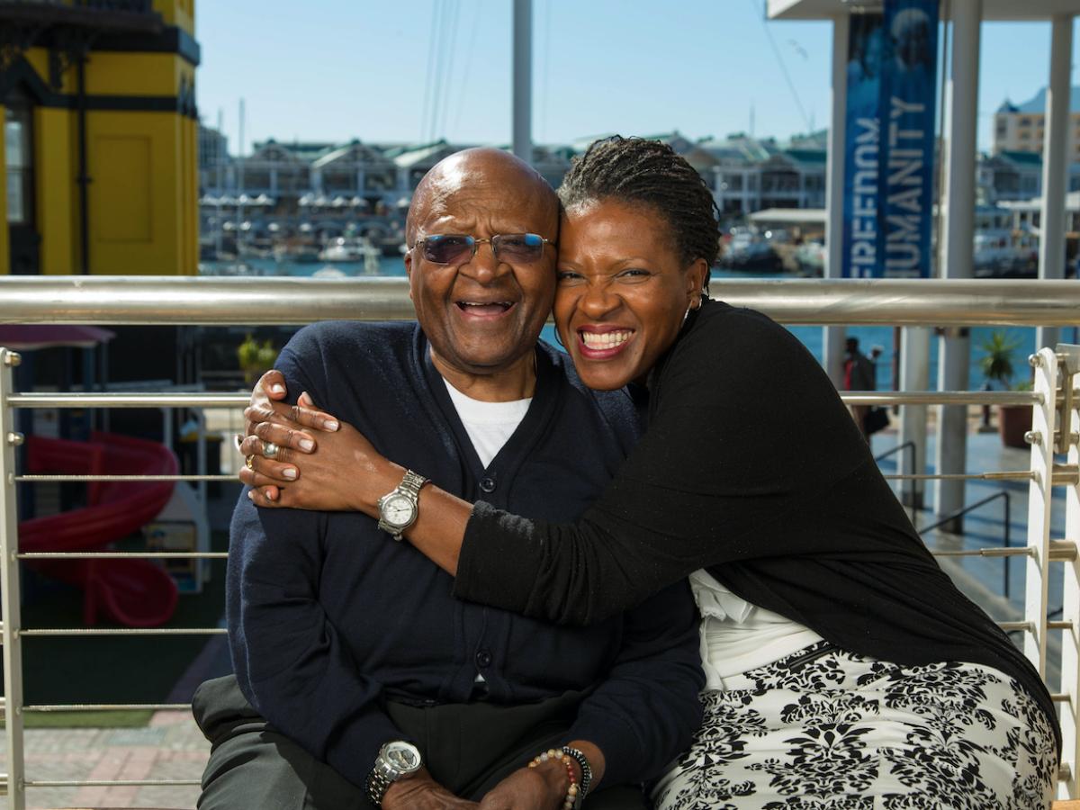 Father-daughter co-authors Desmond and Mpho Tutu do not see forgiveness as weakness but as requiring great strength. Photo: Dwayne Senior/eyevine/Redux