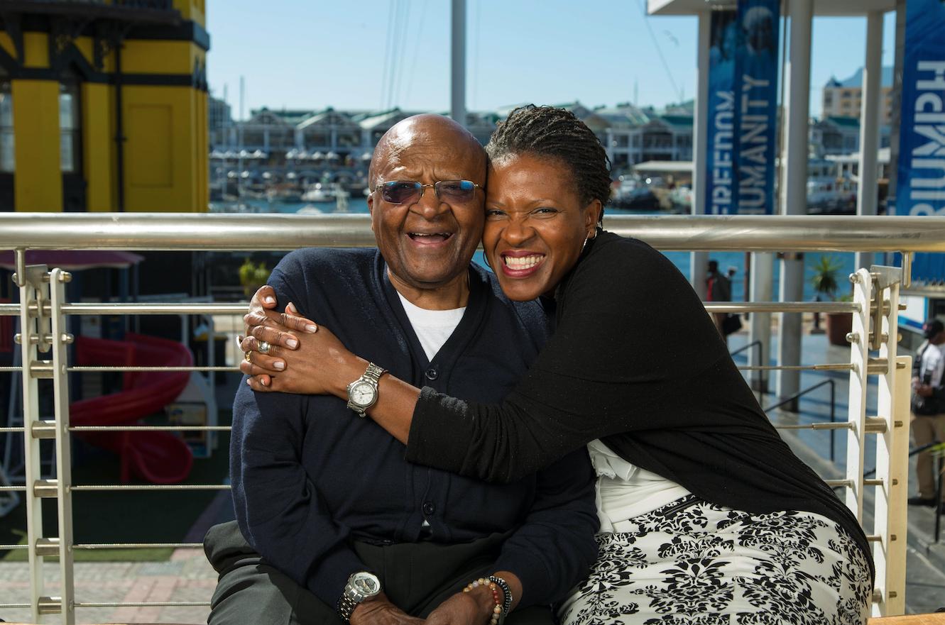 Father-daughter co-authors Desmond and Mpho Tutu do not see forgiveness as weakness but as requiring great strength. Photo: Dwayne Senior/eyevine/Redux