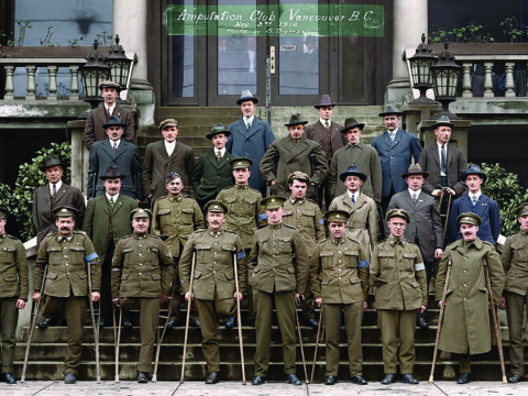 The origins of the War Amps trace back to Sept. 23, 1918, when the Amputation Club of British Columbia held its first meeting. (Courtesy of the War Amps)