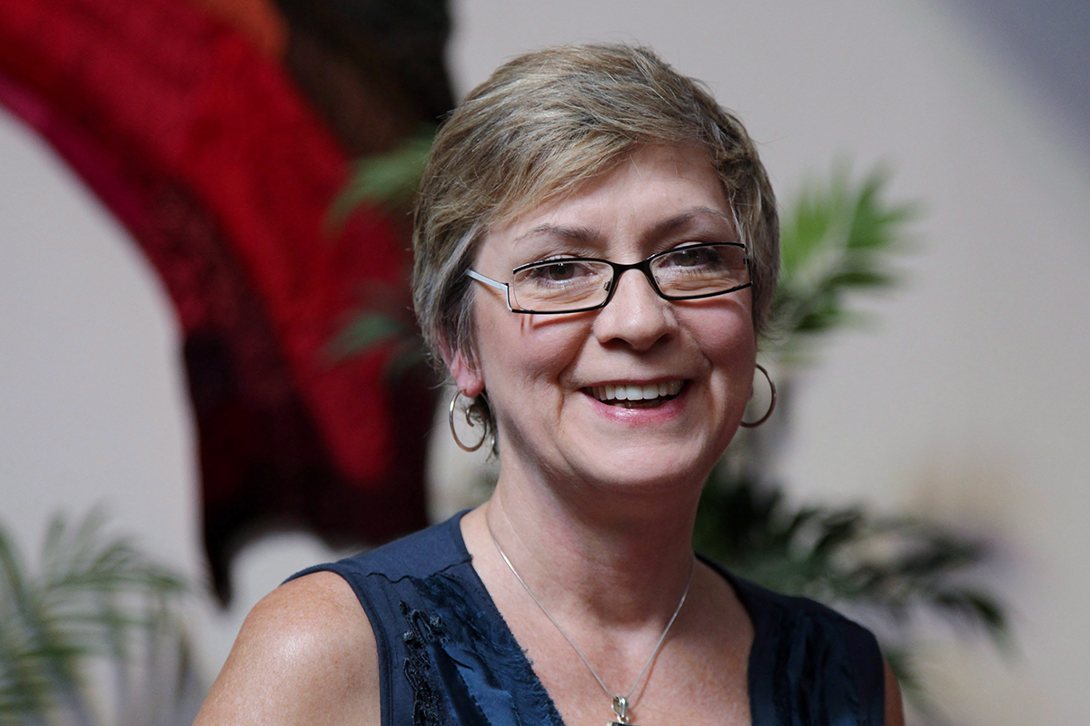 Rev. Gretta Vosper is seen at her West Hill United Church in Toronto on Wednesday, Aug. 5, 2015. (Photo: Colin Perkel/The Canadian Press)
