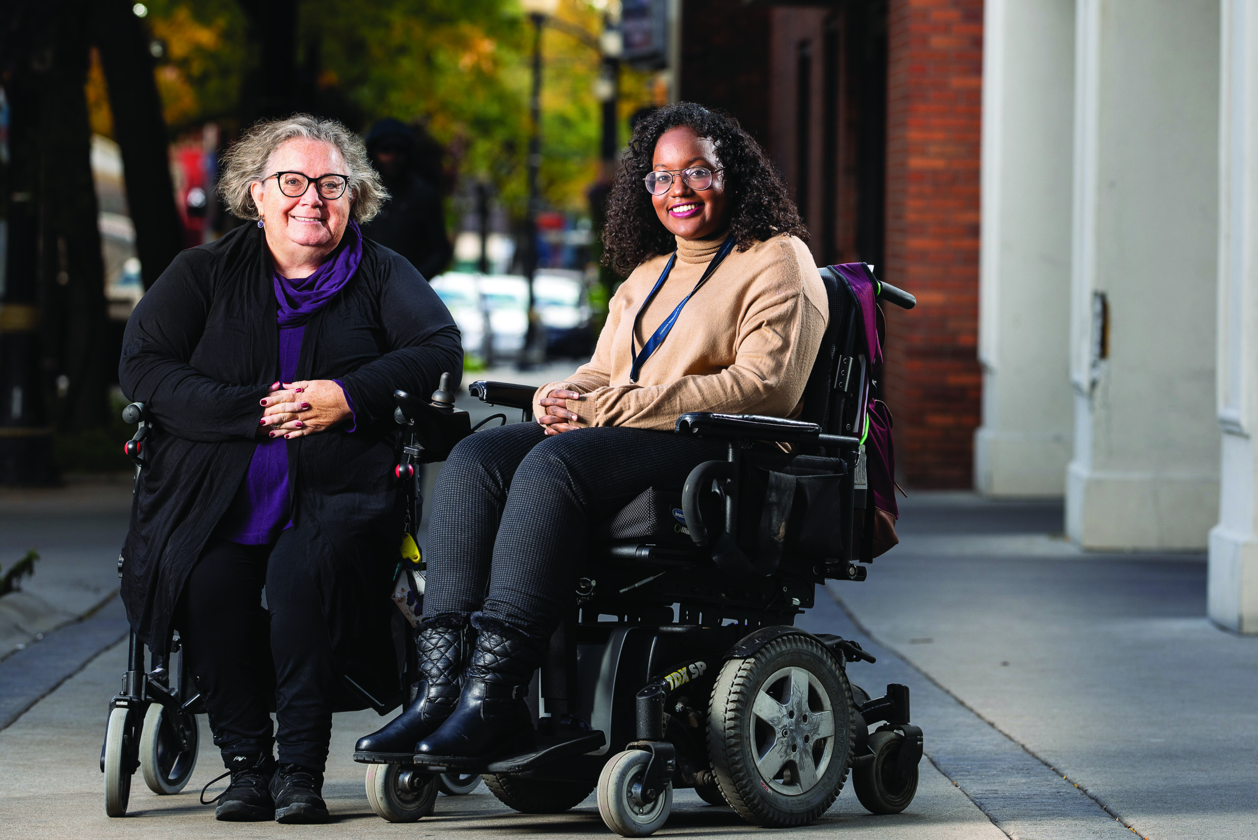 Dorothy Ellen Palmer and Sarah Jama. (Photo by Mike Tigchelaar)