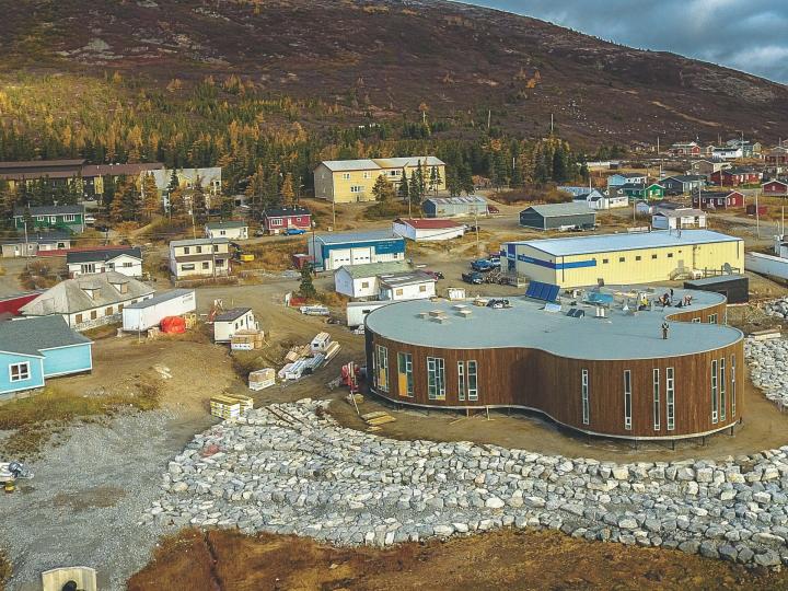 Construction of the Illusuak Cultural Centre in Nain, N.L., was completed last year. (Photo: Draper Hollett)