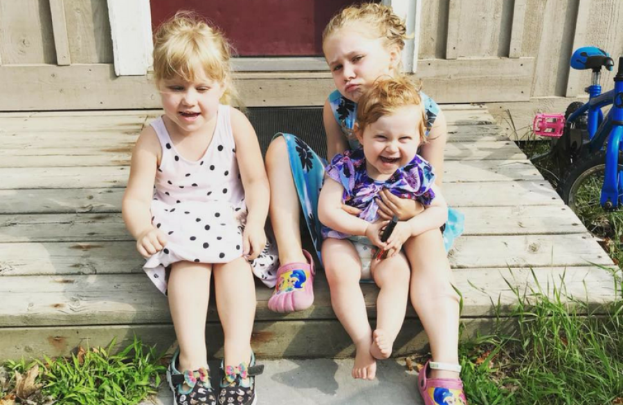 The author's three daughters. (Photo courtesy Brianna Bell)