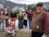 Bountiful leader Winston Blackmore with some of his daughters and grandchildren.