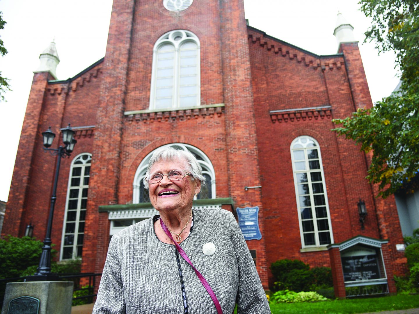 Betty Empringham, 98, started singing in her church choir at the age of eight. She retired last fall. (Photo: Cheryl Clock/St. Catharines Standard)