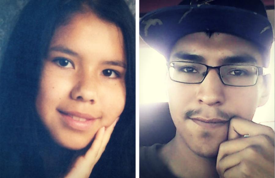 Tina Fontaine (left) and Colten Boushie (right).