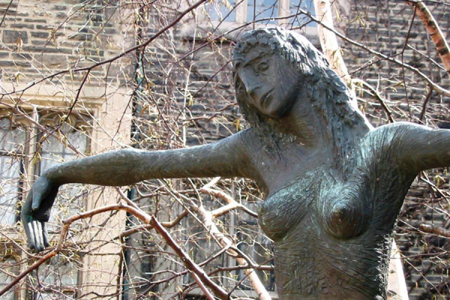 “Crucified Woman” by Almuth Lütkenhaus-Lackey (Photo by A. Dittwald)