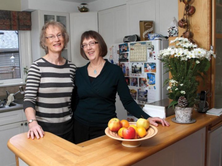 Ruth Wood (left) and her partner Anne. Photo by Ian MacAlpine