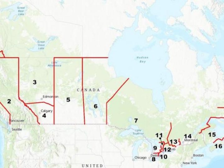 Only Saskatchewan and Newfoundland and Labrador remain within their former Conference boundaries.