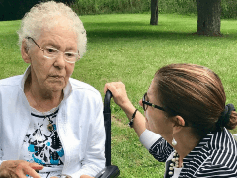 Hamilton West-Ancaster-Dundas MP Filomena Tassi (right) was named Canada's minister for seniors last month. (Credit: Filomena Tassi/Twitter)