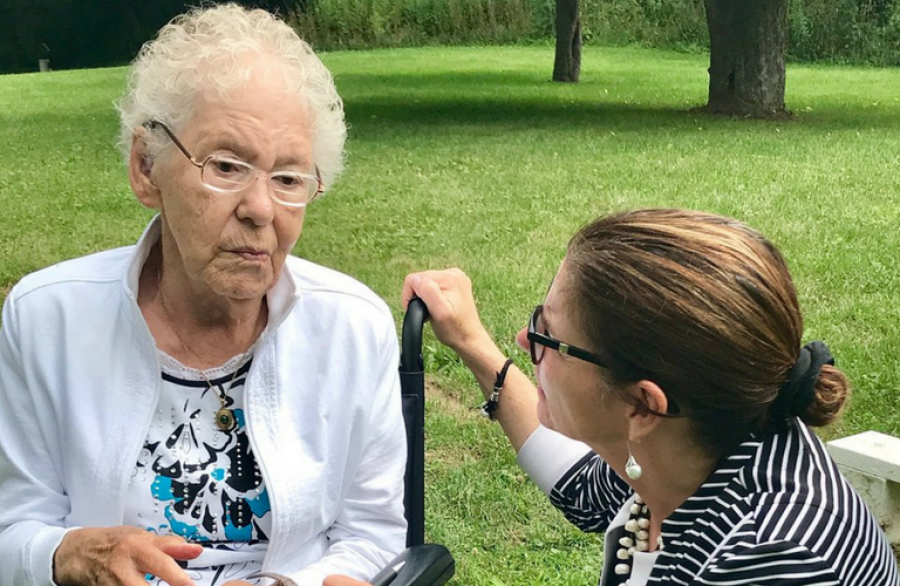 Hamilton West-Ancaster-Dundas MP Filomena Tassi (right) was named Canada's minister for seniors last month. (Credit: Filomena Tassi/Twitter)