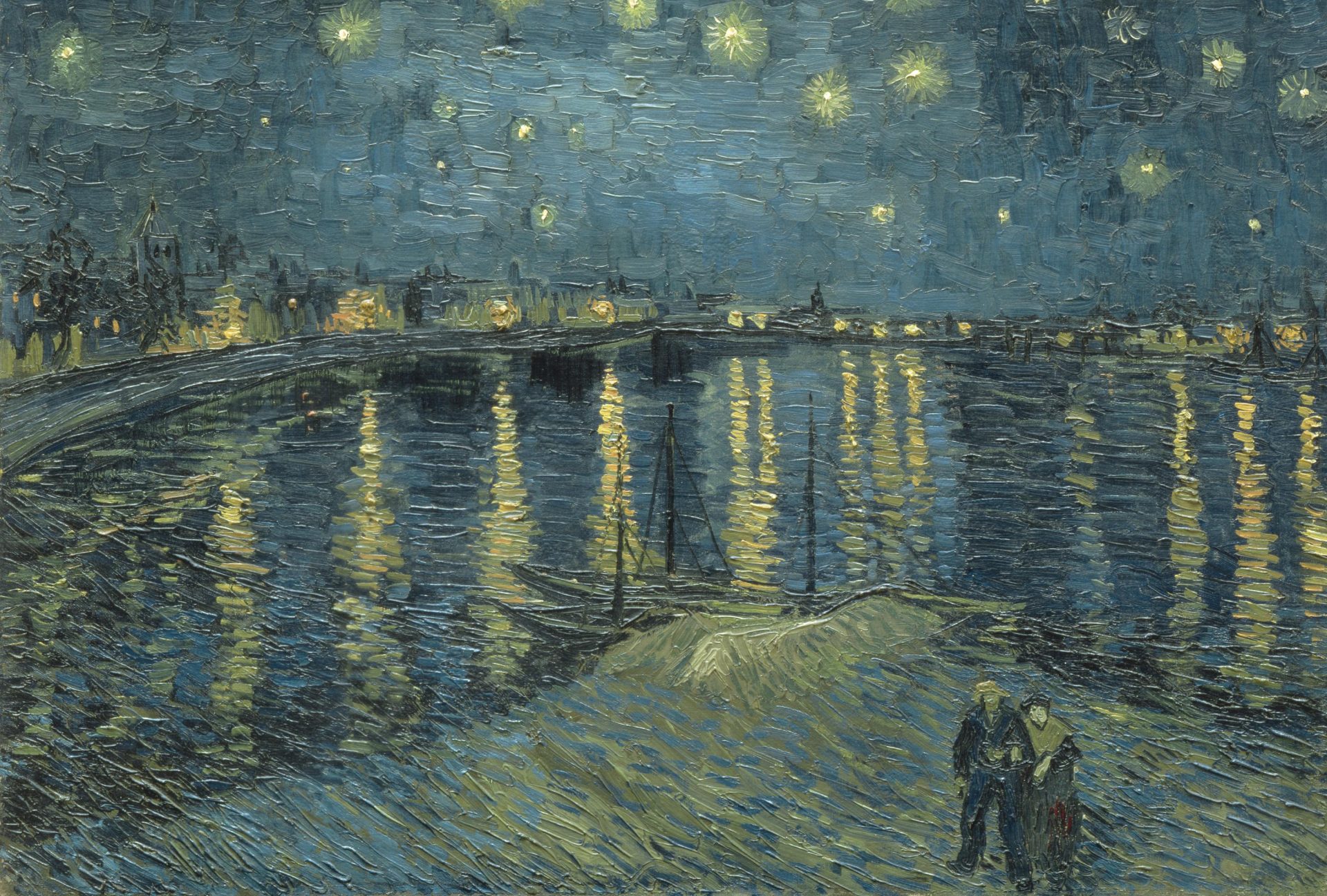 Vincent van Gogh's "The Starry Night." Courtesy of the Art Gallery of Ontario