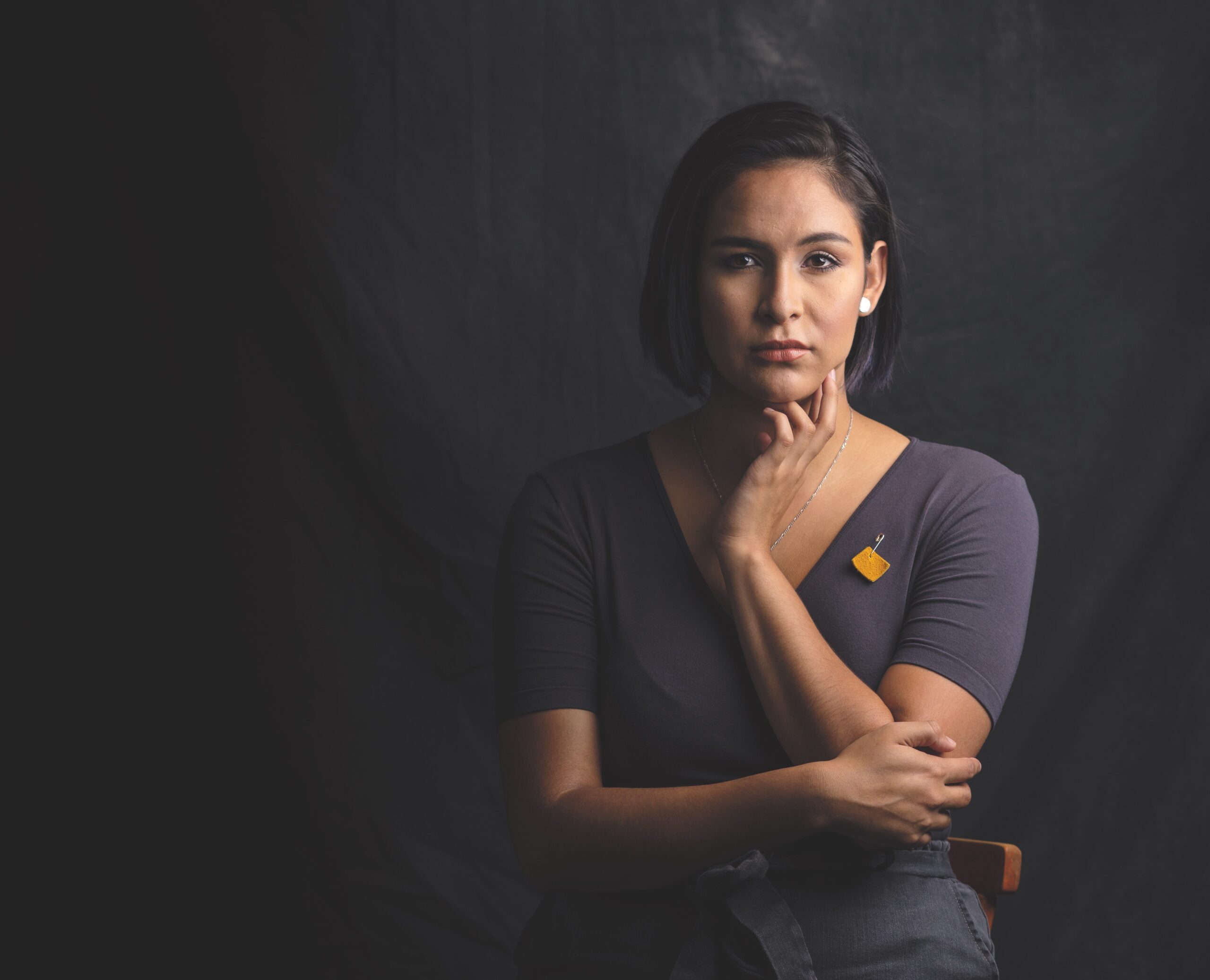 Raven Lacerte, who started The Moose Hide Campaign with her father, Paul, is seen in a photo.