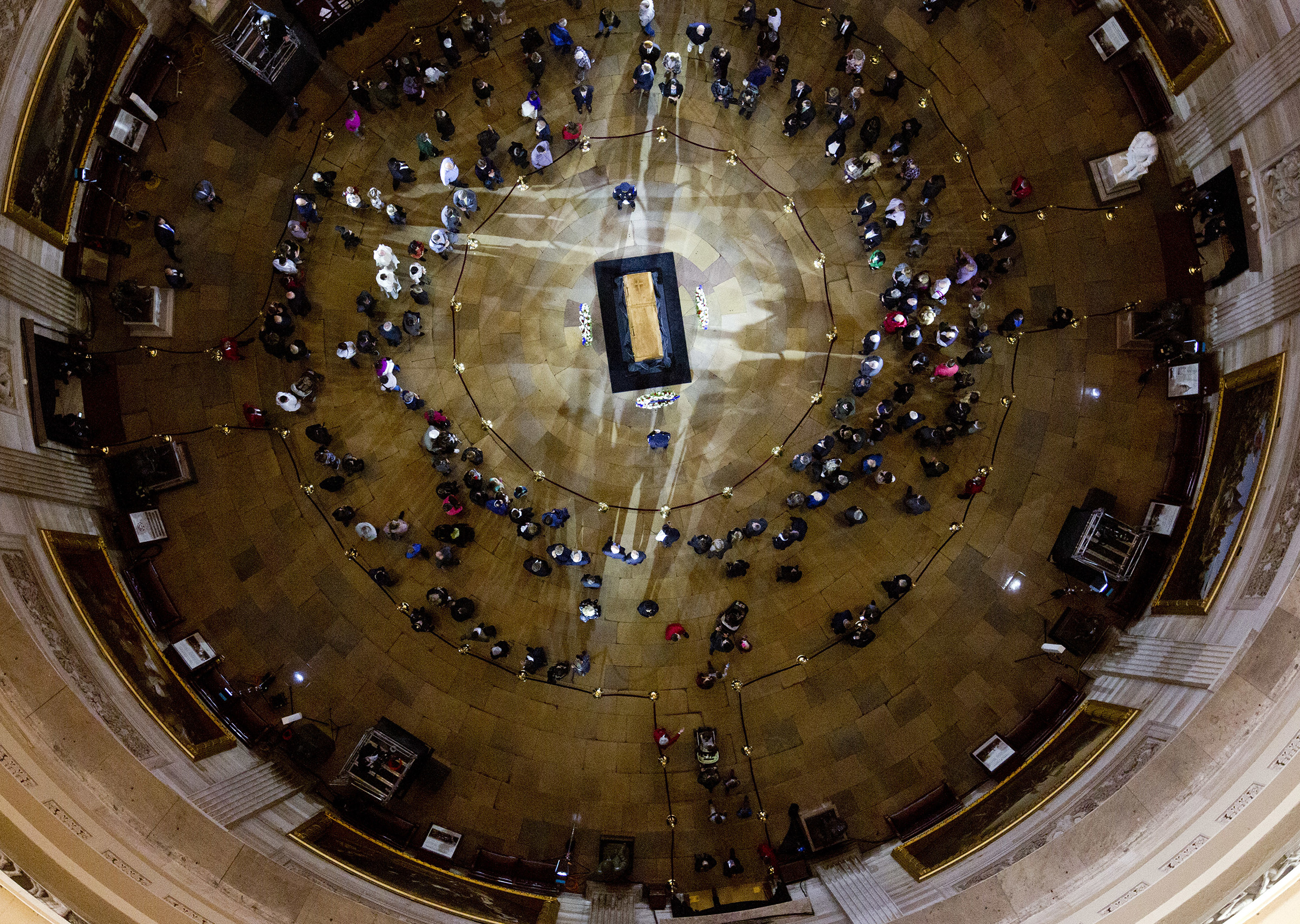 Casket of Reverend Billy Graham