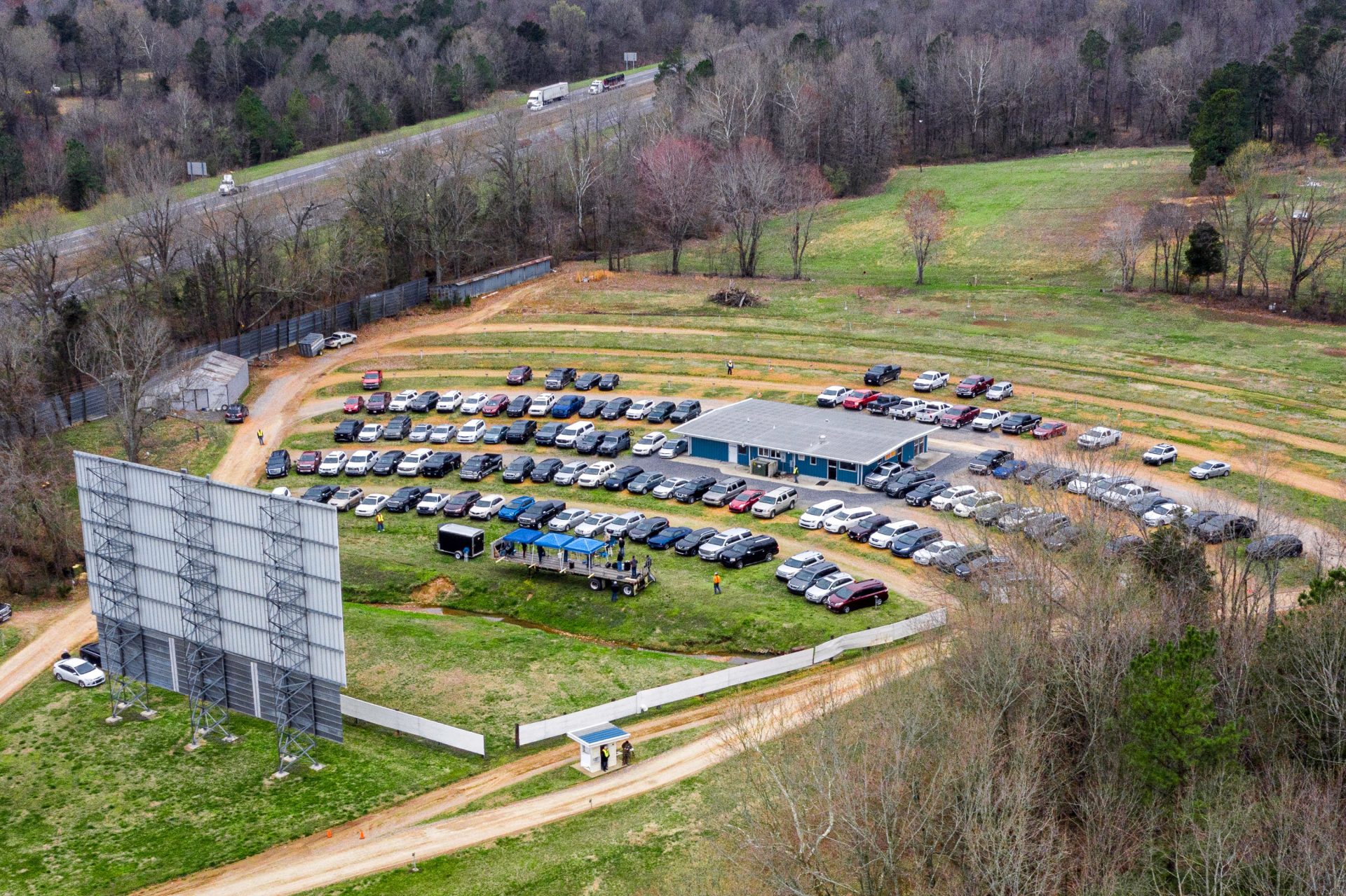 Drive-In Worship Service