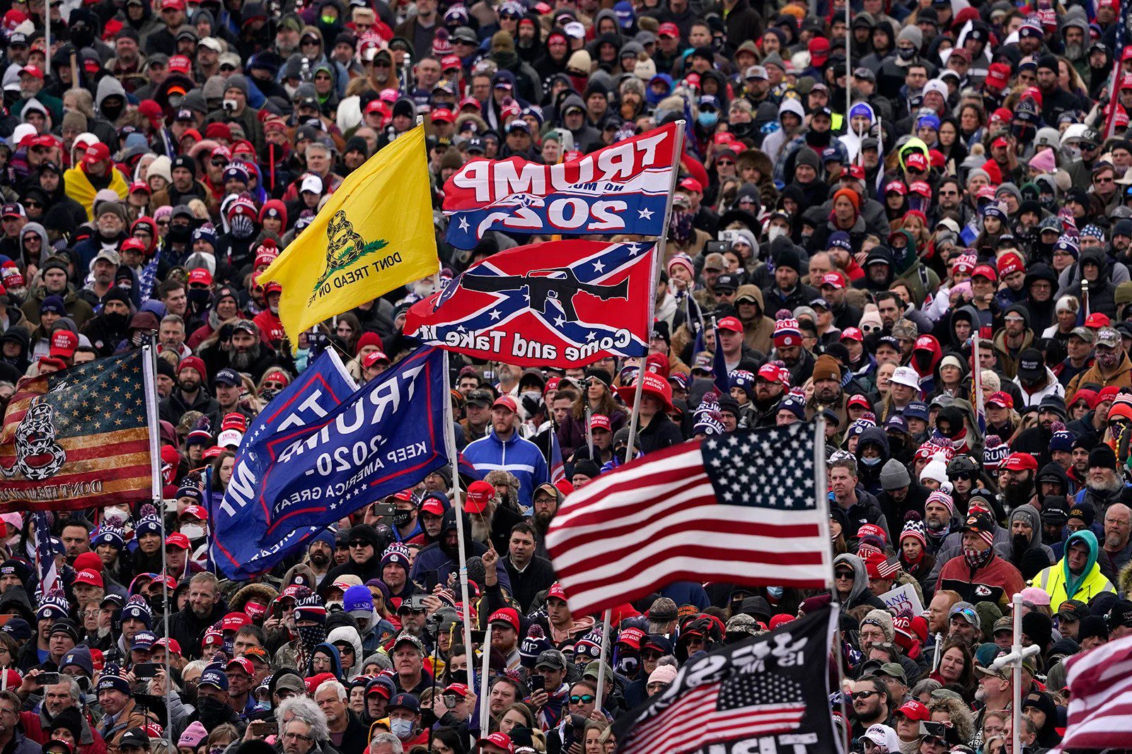 A pro-Trump rally in Washington