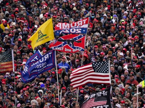 A pro-Trump rally in Washington