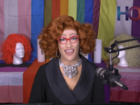 Ms. Penny Cost delivers a message during the Hope United Methodist Church virtual service in Bloomington, Illinois, on April 11, 2021