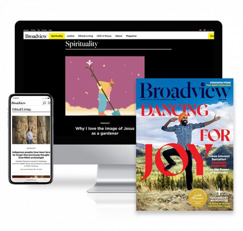 Broadview magazine in print, website and mobile