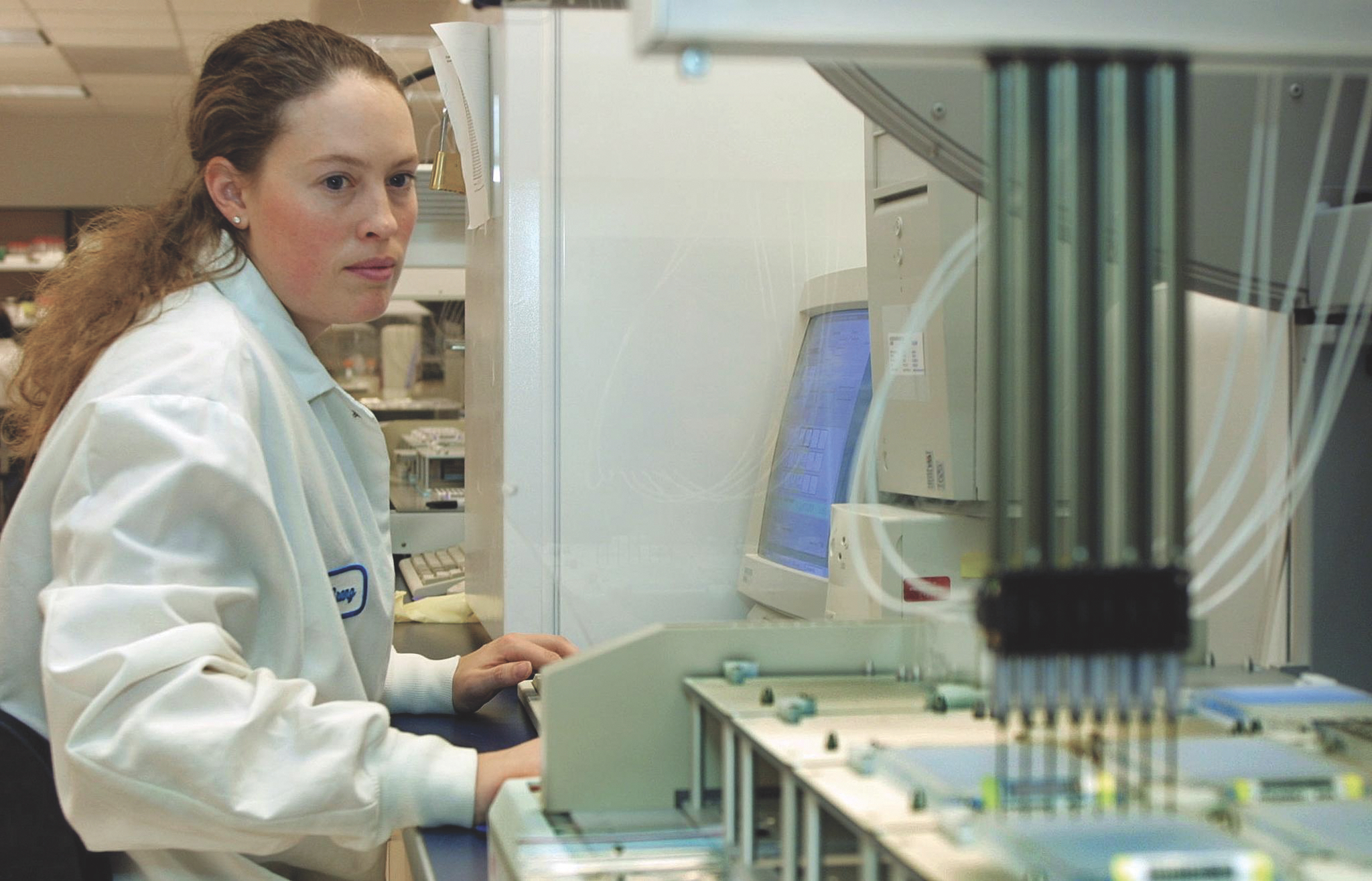 Woman in laboratory