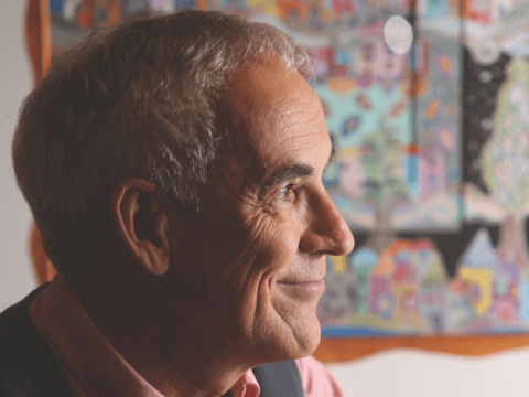 man's face in profile