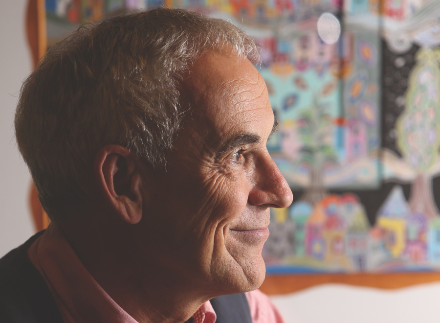 man's face in profile