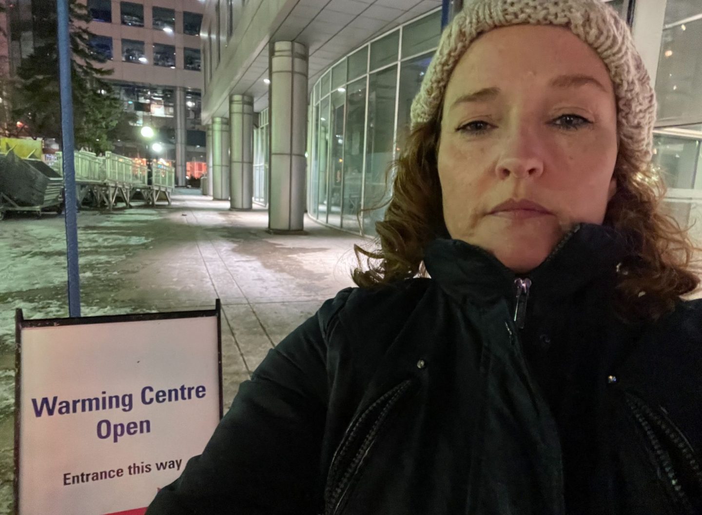 As Toronto celebrated Christmas, the guest of honour was freezing on