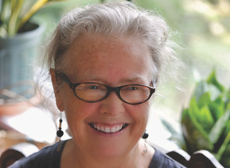 older white woman head shot