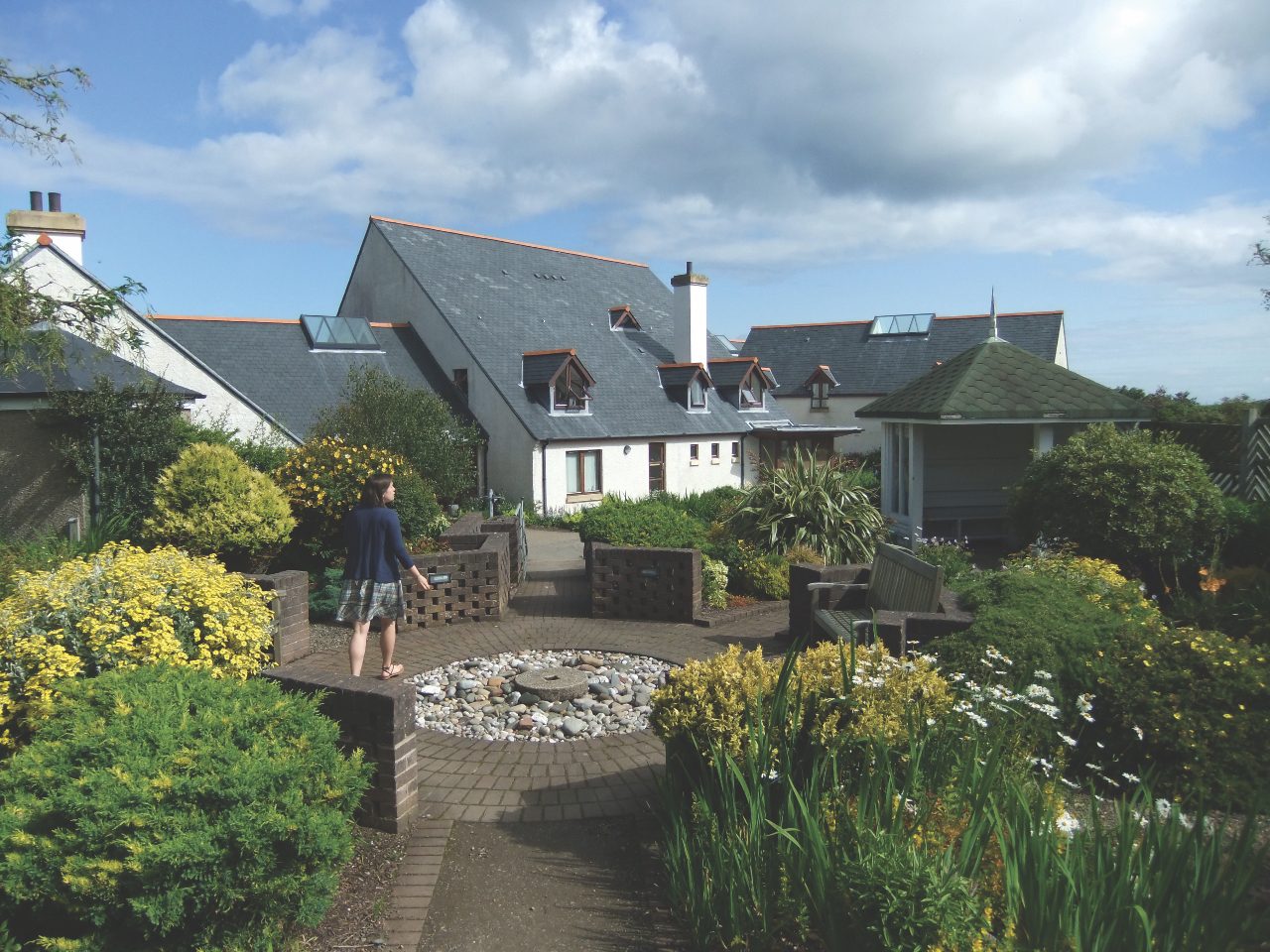House and garden in Ireland