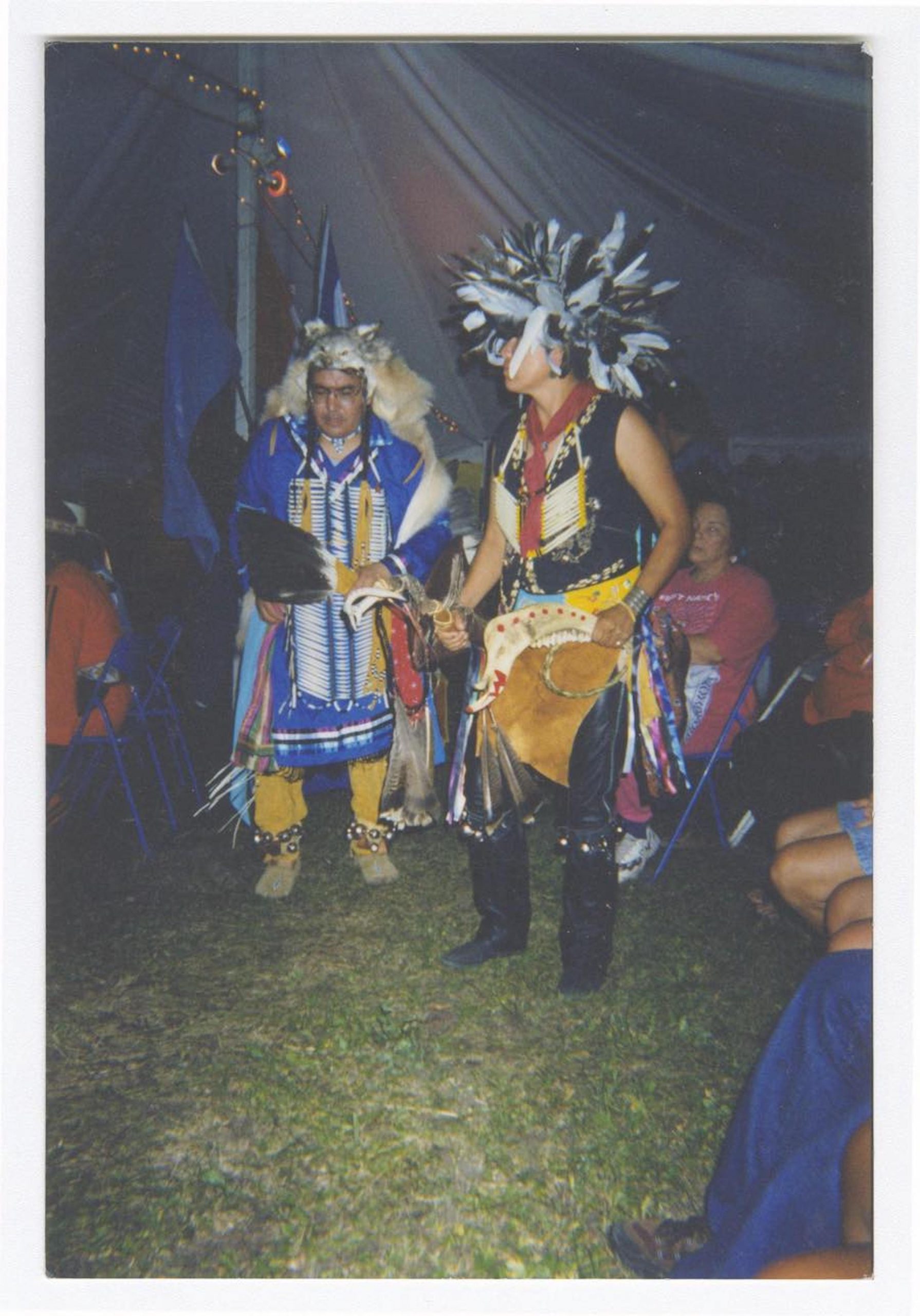Albert McLeod attending the second National Aboriginal AIDS Conference in Vancouver and participating in ceremony.