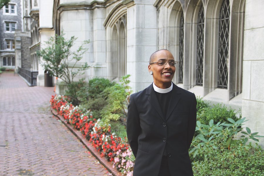 Kelly Brown Douglas, the first Black person to lead an educational institution affiliated with the Episcopal Church.