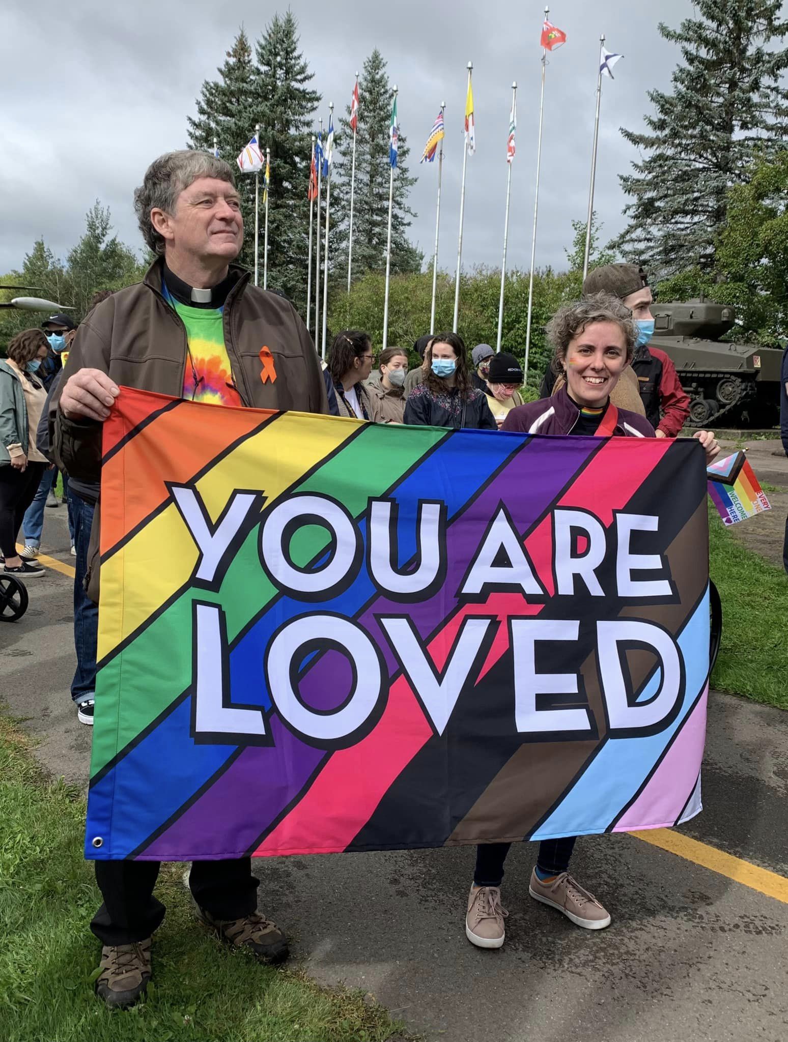 These United Church members showed up to say no to anti LGBTQ2S