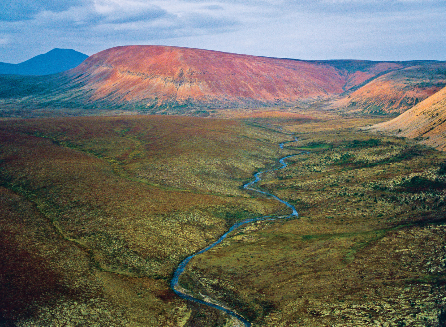 Mackenzie Valley aerial shot